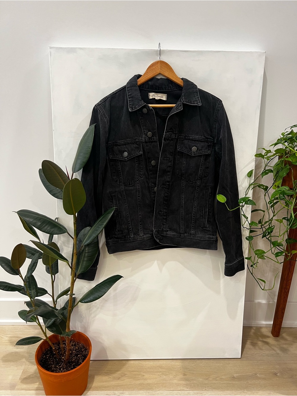 Madewell Black Denim Jacket